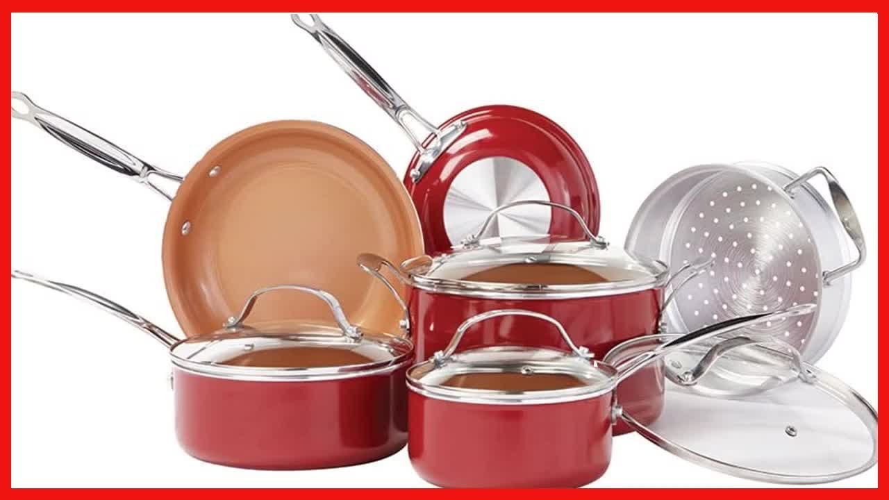 Red Copper 10 Piece Set, BulbHead