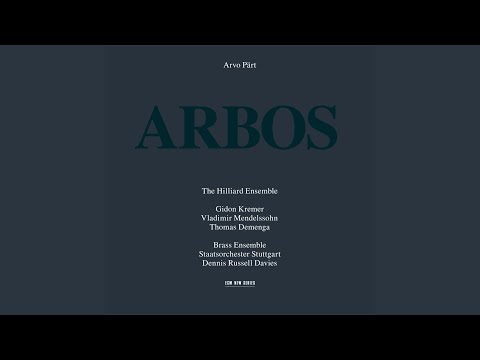 Arvo Pärt – Arbos CD (Japan Release) Arvo Pärt – Arbos – CD (Album, Reissue), [r460212] | Discogs