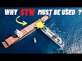 WHY SPEED THROUGH WATER USED FOR COLLISION AVOIDANCE ?