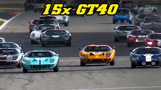 15x FORD GT40 at Spa | 400hp V8 | Racing in 2021-2023