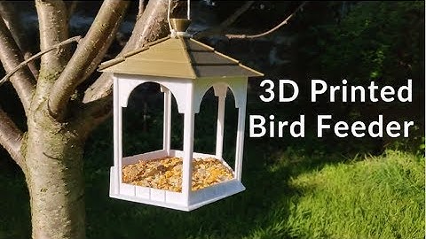 3D Printed Bird Feeder!🐦🦜🦅