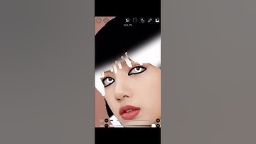 Lisa BLACKPINK edit || Black and White || #blackpink #kpop #ibispaint #lisa