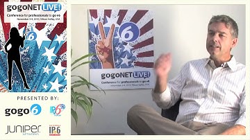 Interview with Bruce Sinclair 1 at gogoNET LIVE! IPv6 Event
