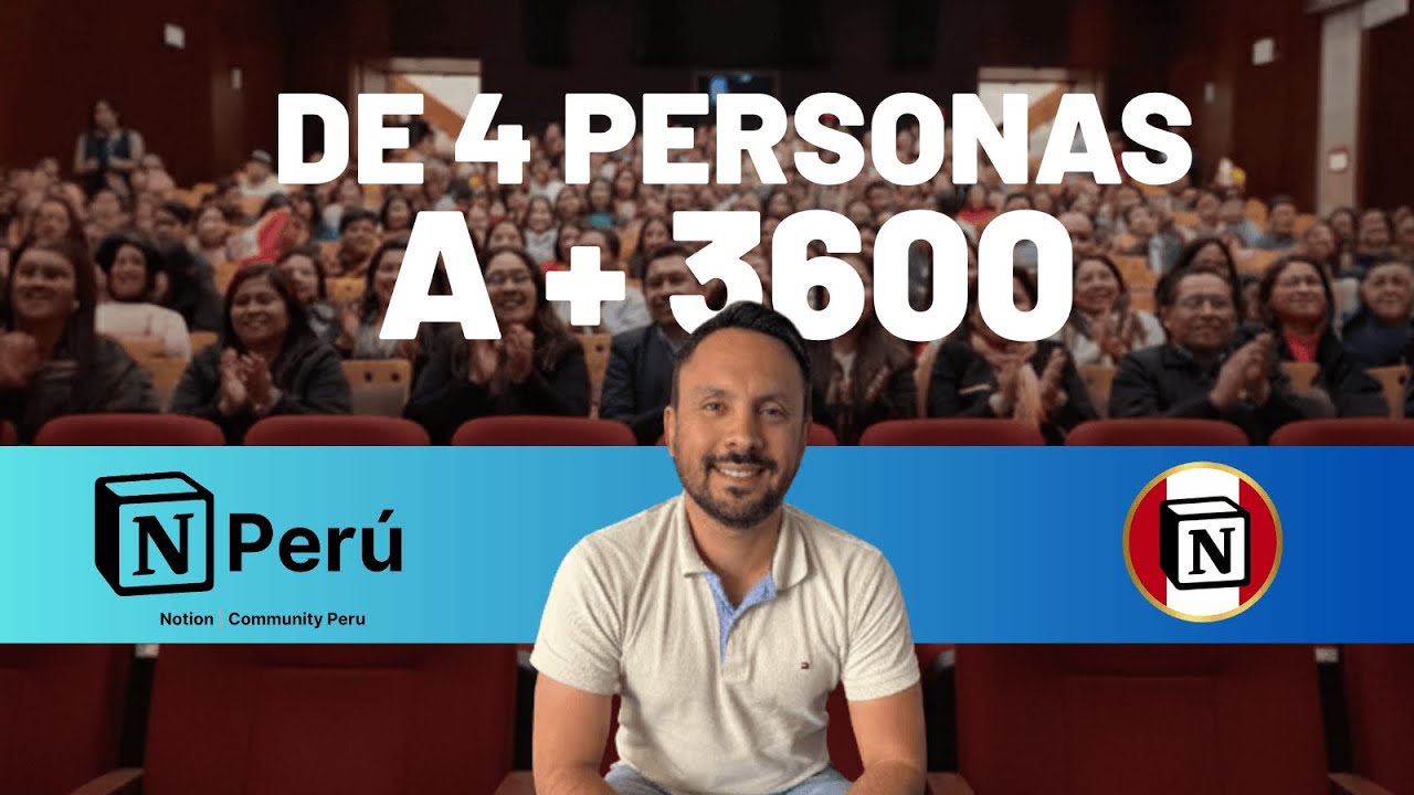 Así nació Notion Perú: de un chat a una comunidad enorme