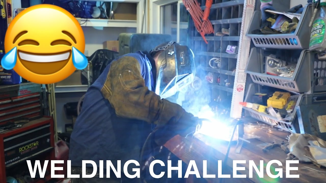 Welding Challenge FIRST TIME EVER! YouTube