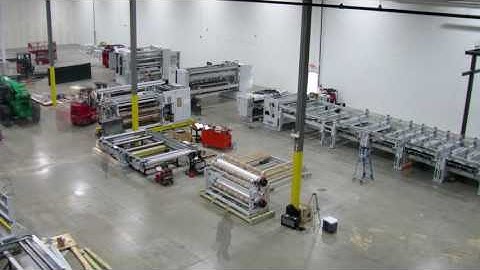 Complete Corrugator Installation in a timelapse