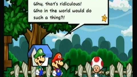 Super Paper Mario Walkthrough Part 1 - Intro + Beggining Cutscenes