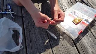 How to use a minnow needle