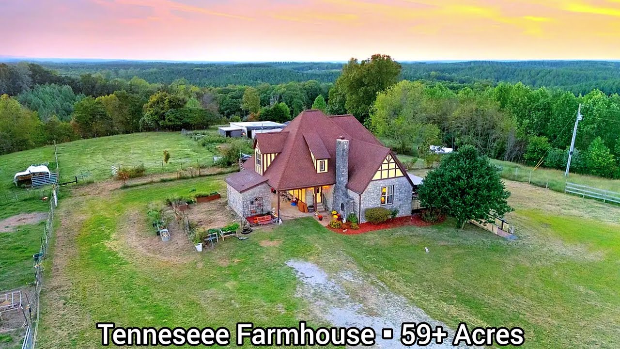 Tennessee Farmhouse For Sale | 59+ Acres | Tennessee Land For Sale | 5,000 Acres Of Leased Grounds