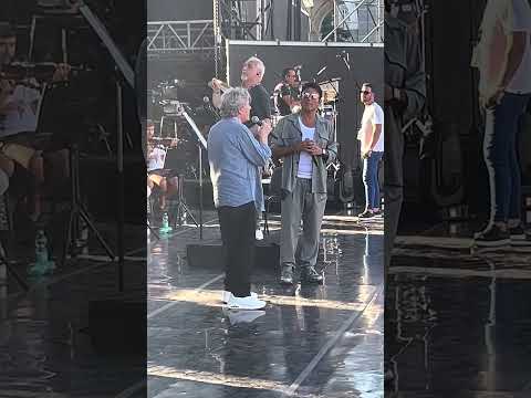 Video Sal Da Vinci e Fausto Leali prove a Piazza del Plebiscito