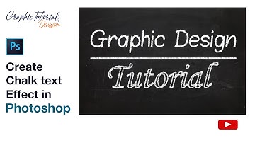 How To Create Chalk Text Effect in Adobe Photoshop