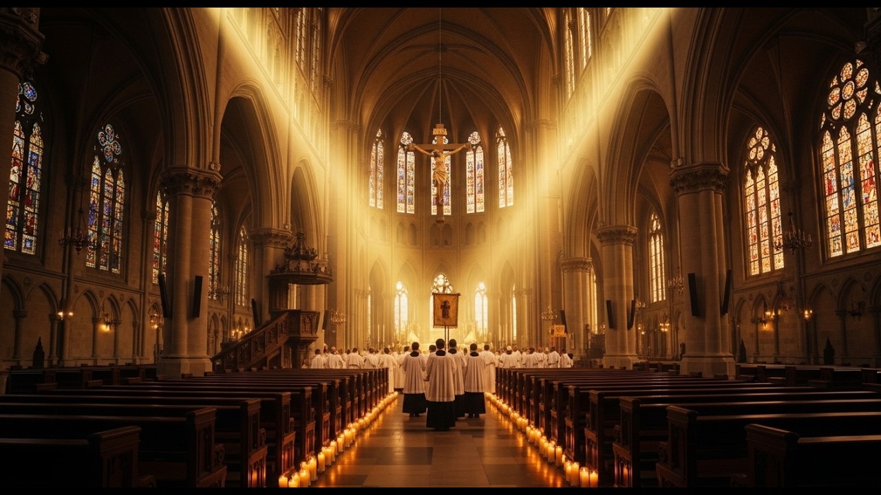 Chorał Gregoriański — Światło Nadziei ✝️ Ps 27,1 „Pan moim światłem i zbawieniem…” (432Hz)