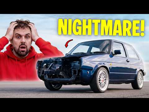 MASSIVE DISASTER WITH MY MK2 GOLF GTI!