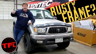 Oh No  Did We Buy A Toyota Tacoma With A Rotten Frame? We Find Out  Baby Yota Ep.5