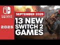 13 Exciting New Games Coming to Nintendo Switch 1 & 2 - September 2025