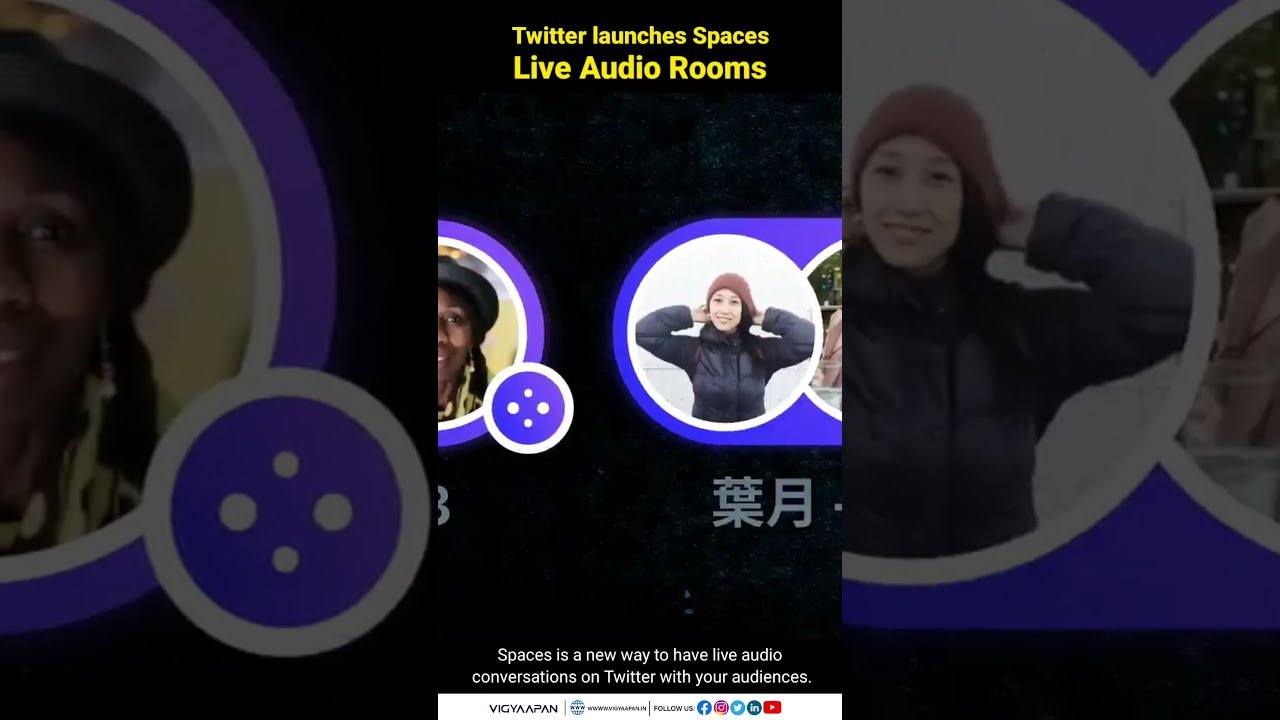Twitter launches Spaces - Live Audio Rooms | Vigyaapan.