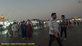 Morocco - Marrakech Jemaa el-Fnaa Square - July 2023