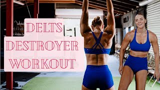 Delts Destroyer Workout | Training Day w/ Question and Answers