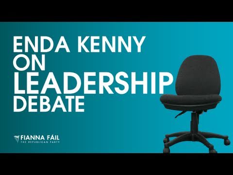 Enda on TV3 Leadership Debate