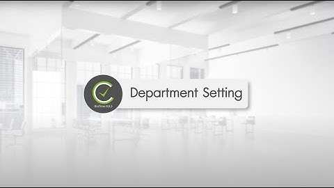 ZKBio Time Tutorial | Department Setting | ZKTeco Bangladesh