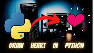 love in python turtle | Draw a heart With Python | Python graphics tutorial | @BongCoder | 2022