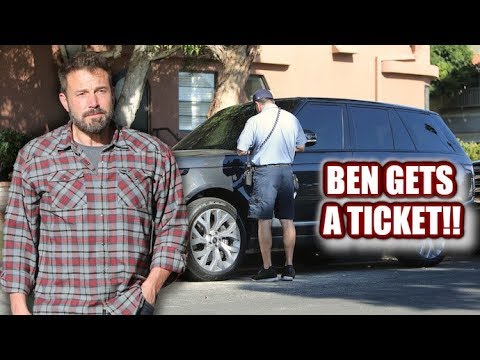 lindsay shookus salary Ben Affleck Gets Parking Ticket Then Proceeds To Park in The Red Zone!