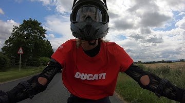 Girl test Riding the DUCATI MULTISTRADA 1260 S / ABR festival / Dominika Rides