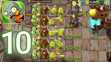 Plants vs. Zombies 2 - Gameplay Walkthrough Part 10 - Pirate Seas Level 21 - 25 (iOS, Android)