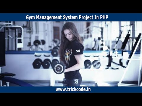 Gym Management System Project In PHP Free Download | PHP project