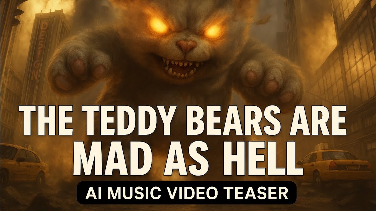 The Teddy Bears Are Mad As Hell! AI Music Video Teaser (Suno Music + Kling AI + Higgsfield AI)
