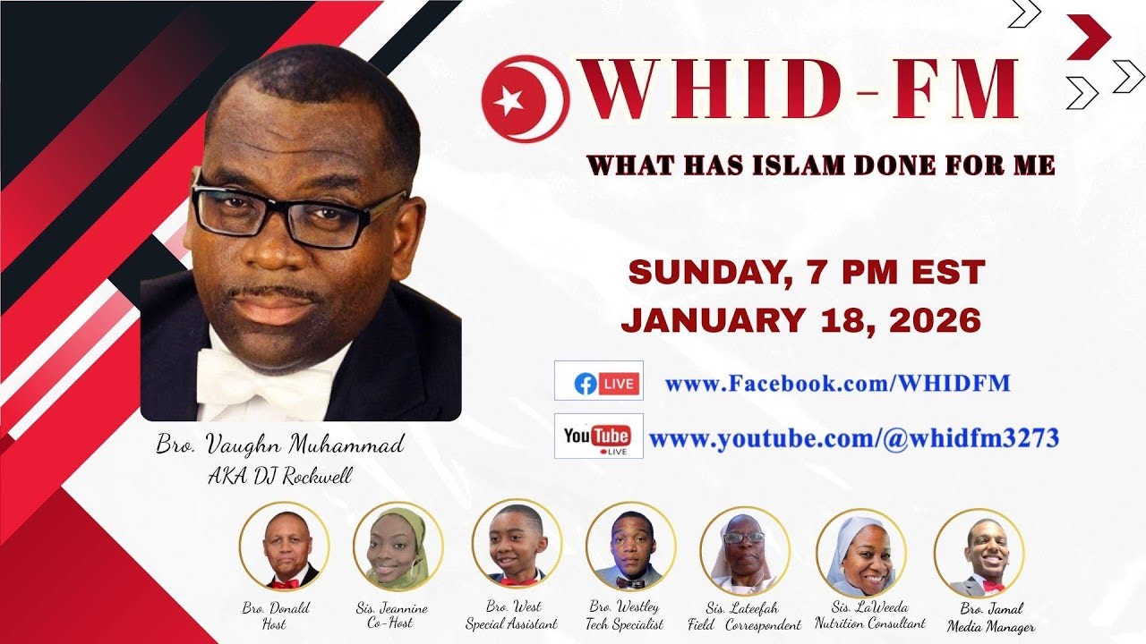 WHID-FM feat Bro. Vaughn Muhammad aka DJ Rockwell