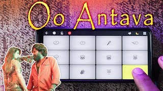 Video thumbnail of "Oo Antava Oo Oo Antava Pushpa Song | Instrumental Ringtone | WalkBand | MobilePiano+Drum | Oo Bolega"