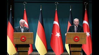 Cumhurbaşkanımız Erdoğan, Almanya Cumhurbaşkanı Steinmeier ile düzenledikleri ortak basın toplantısı