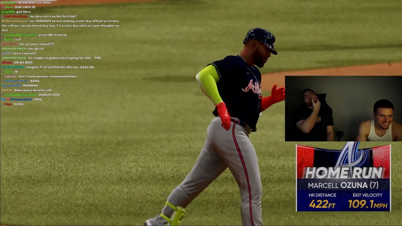 LosPollosTV plays his best friend Raf in MLB The Show 23 (intense game)
