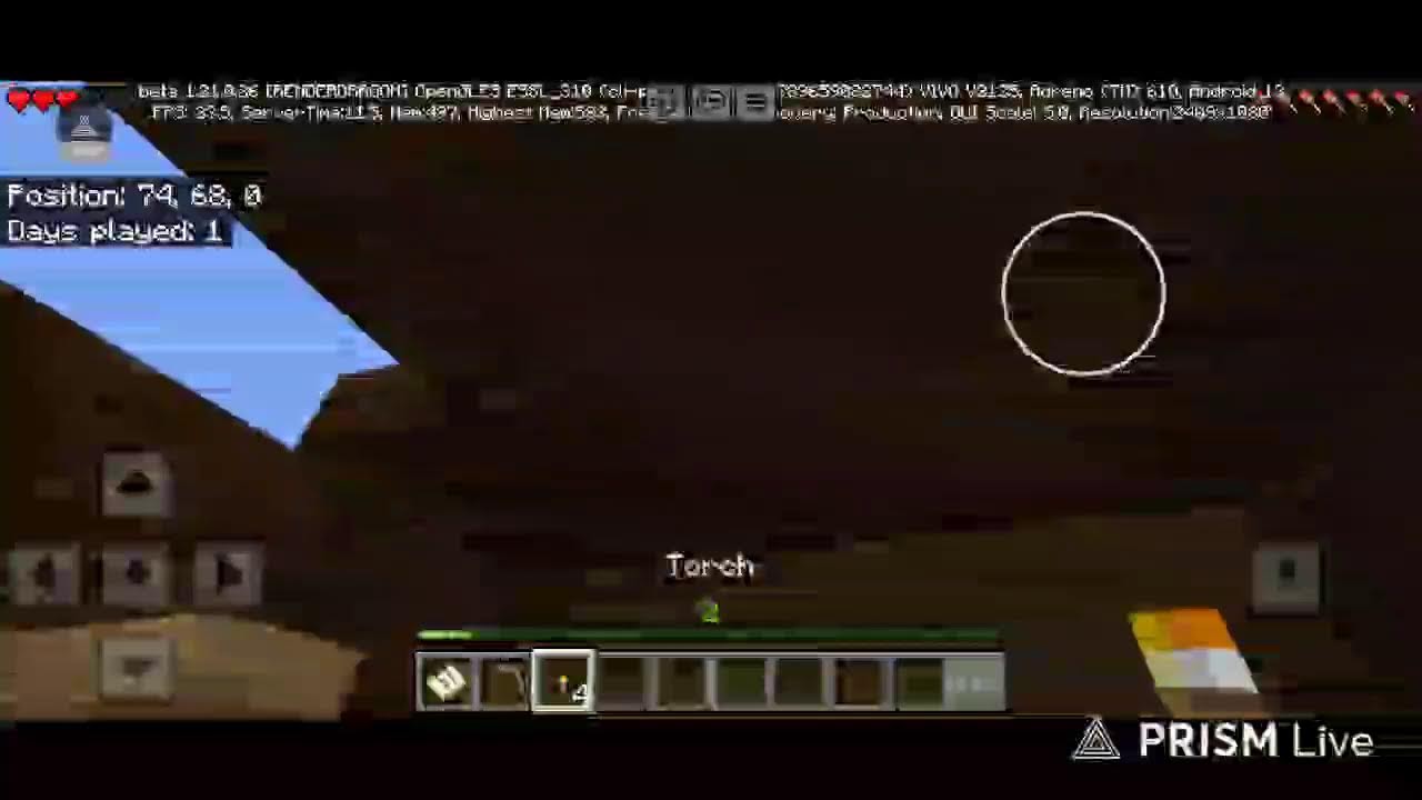 Day 1 of Minecraft live  for day 2 subscribe 270 subscribers