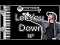 Let You Down NF Piano Karaoke Instrumental 