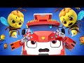 Fire Truck VS Bumblebee🐝| Buzz Buzz! | Monster Truck | Kids Songs | Kids Cartoon | BabyBus