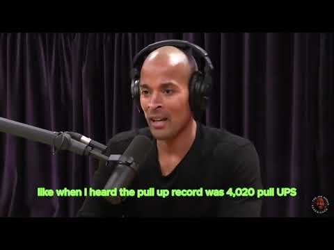 David Goggins: Unbreakable Pull-Up Record 💪 | Ultimate Badass | #shorts