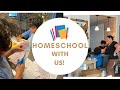 Homeschool  momlife  real time vlog of our day