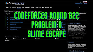 Codeforces Round #822 (Div. 2) D. Slime Escape
