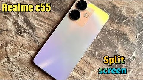 How To Enable Split Screen In Realme C55, Dual Screen Create In Realme C55,  Split Screen