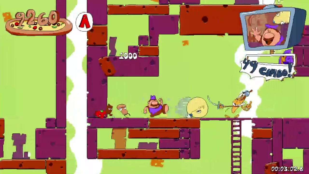 Pizza Tower Chef Kiss- Gustavo & Brick Ancient Cheese P-rank