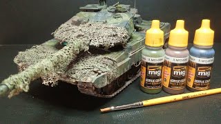 Leopard 2 A6 - 1/35 HobbyBoss Model Kit // Full Build Video // 100% Brush