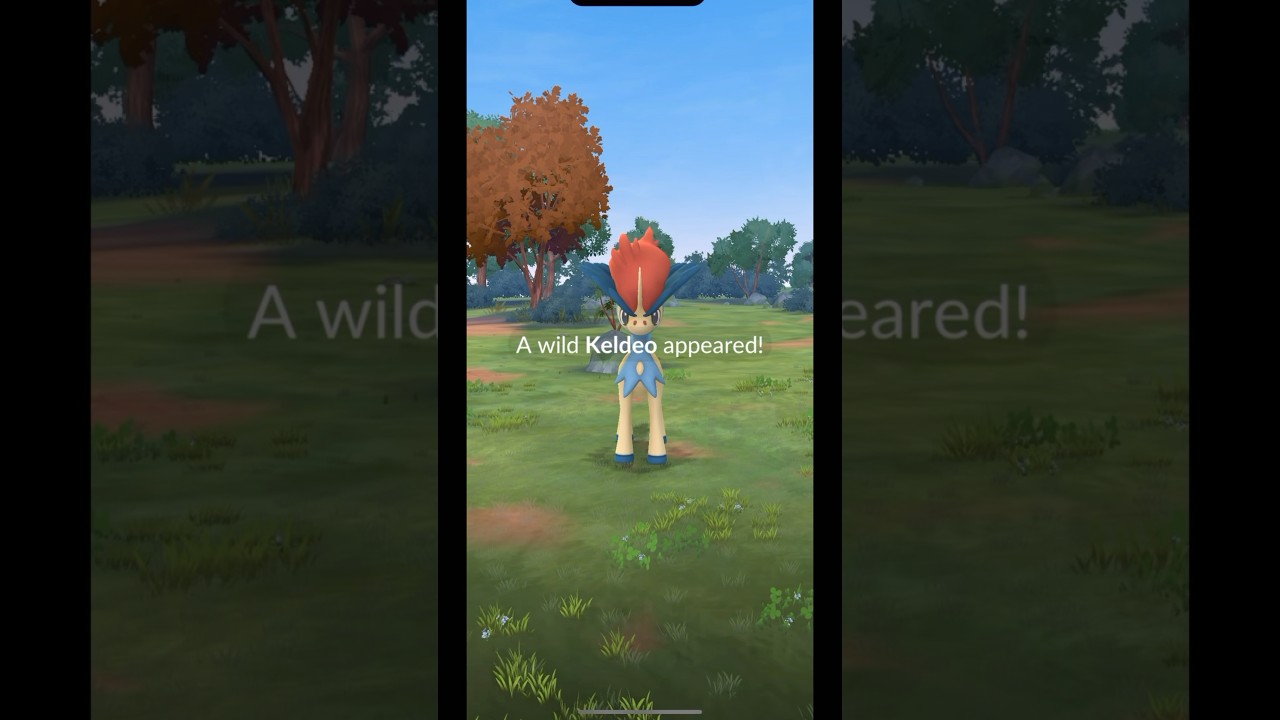 Pokémon GO: Keldeo Encounter! 🐎🌊 (from Tales of Transformation research!)