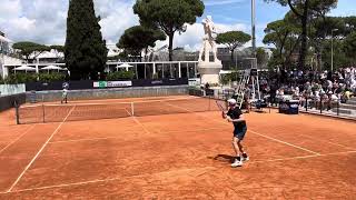 Ibi 25 Shapovalov Practice 12 Court Level View
