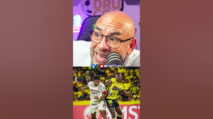 Mr Peet habla bien de la victoria de Universitario ante Barcelona #apresión #universitario #mrpeet