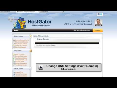 HostGator -How to change primary Domain Name! Tutorial