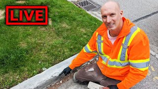 Concrete Curb Repair With Sika Top 123 LIVE