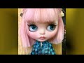 Куклы Блайз.Blythe doll custom.  Клип на песню  Папа, подари мне куклу.