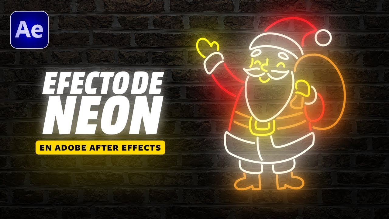 Efecto Neón After Effects: Tutorial (Fácil y Rápido) con Plugin SABER ''Gratis''